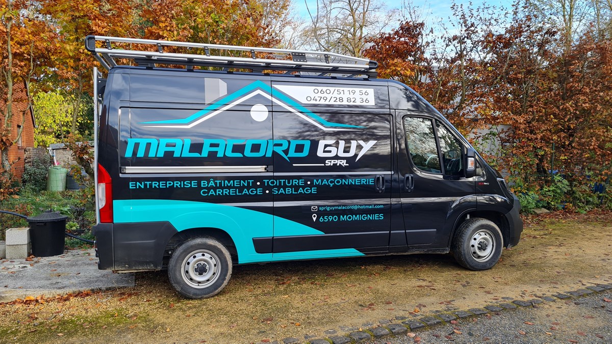 lettrage camionnette adn concept