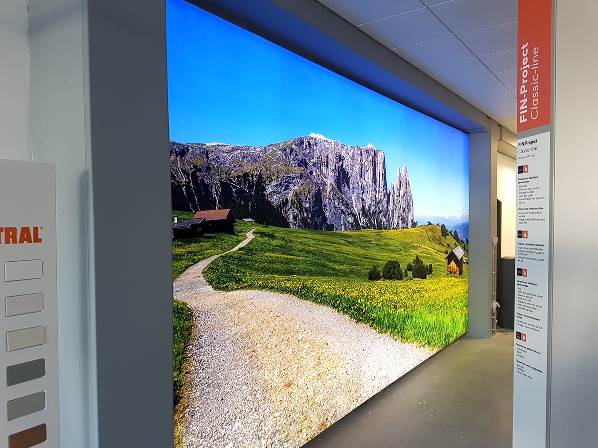toile decor paysage grand format